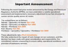 Ena Coach New fare Prices