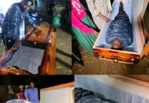 Photos of Pastor Jimmy Irungu sleeping in a coffin for 80 hours