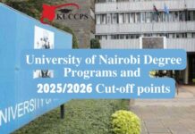 𝐔𝐧𝐢𝐯𝐞𝐫𝐬𝐢𝐭𝐲 of Nairobi 𝐃𝐞𝐠𝐫𝐞𝐞 𝐏𝐫𝐨𝐠𝐫𝐚𝐦𝐬 𝐚𝐧𝐝 2025/2026 𝐂𝐮𝐭-𝐨𝐟𝐟 𝐩𝐨𝐢𝐧𝐭𝐬