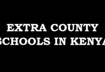 List of Extra County Schools in Kenya