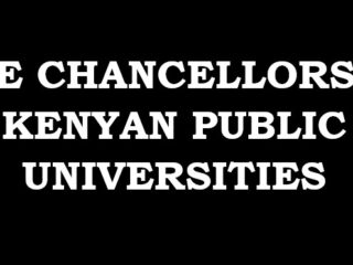 Vice Chancellors of Kenyan public Universities