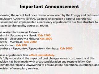 Ena Coach New fare Prices