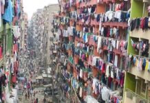 Estates where the poor people live in Nairobi, including slums