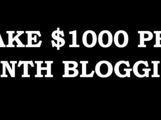 Techniques Bloggers should employ to make $1000+ in 2027